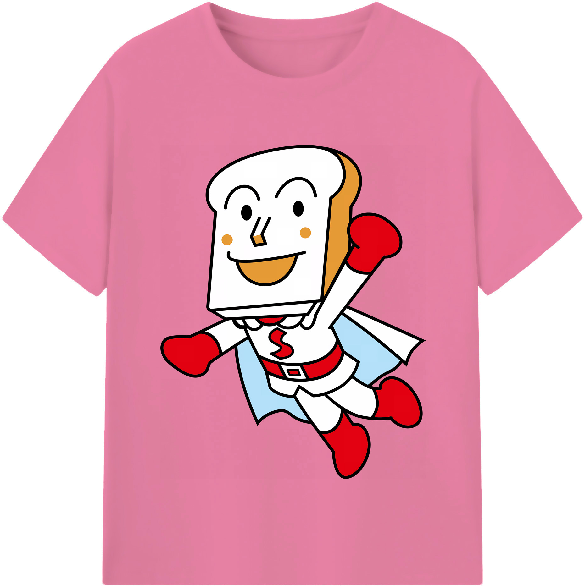 （画像用） アンパンマン Anpanman 綿100％半袖Tシャツ（フロントプリント）